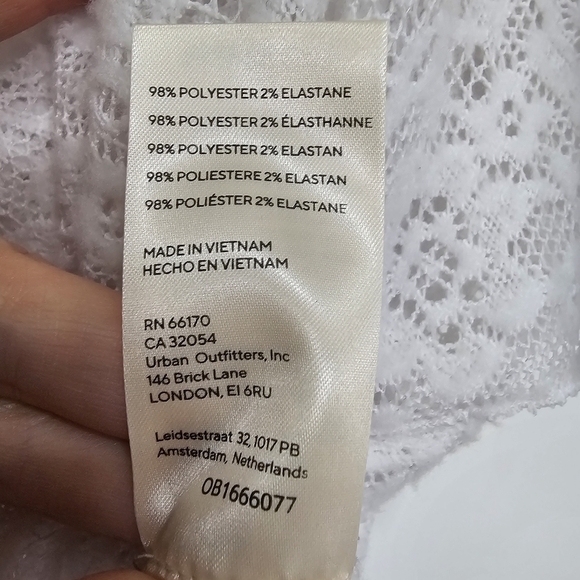 Free People Waterfall Maxi Lace Top Dress Swim Coverup White Size M - Picture 14 of 16